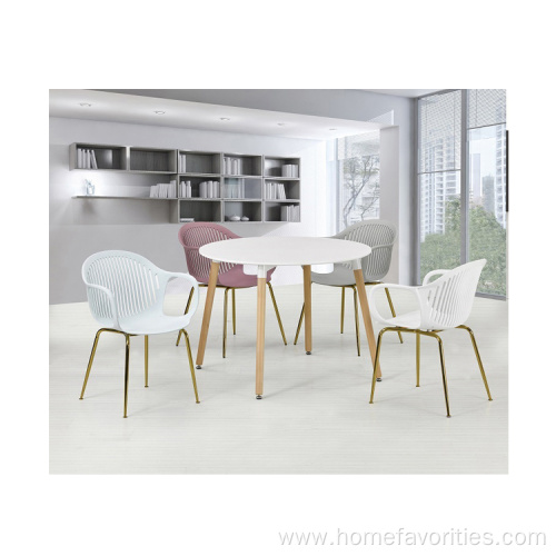 wood furniture dining table round modern low price